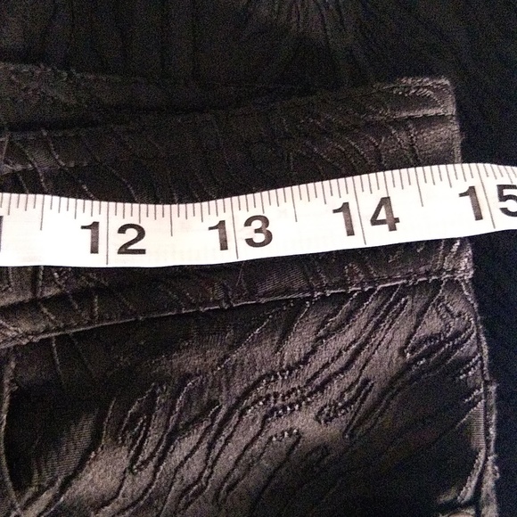 Cache Luxe textured black pants/ jeans size 6 - Picture 4 of 7